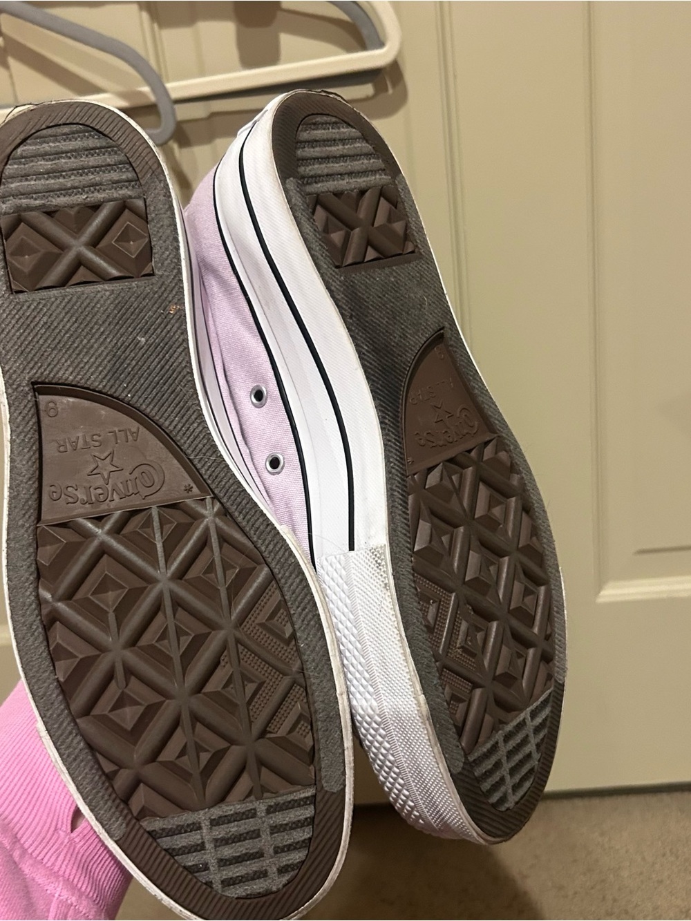 Converse Platform High-Top Sneakers in Lavender - Picture 6 of 13